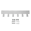 Toallero para Puerta de Gabinete de Acero Inoxidable Transfronterizo, Estante de Almacenamiento de Cocina sin Taladro, Barra Colgante para Baño, Colgador de Tela, Almacenamiento de Cocina