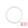 Plástico Cintura Ombro Alça Bolsa Anel Fivela Anel Fechado Fivela Decorativa Anel Circular Anel DIY Casamento Apanhador de Sonhos Anel