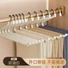 Percha con Forma de Ganso para Pantalones para Uso Doméstico, Gancho Redondo Engrosado, Solución de Almacenamiento Reversible para Armario, Antideslizante y sin Marcas
