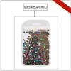 Ventas de comercio exterior arte de uñas lentejuelas finas de corazón Parche láser de amor joyería de corazón hueco sólido multicolor opcional