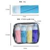 Nueva botella de silicona rayada de 60 ml, fácil de transportar, extrusión, a prueba de fugas, botella de silicona duradera