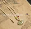 Colgante de Iluminación de Jade Natural Hotan de Xinjiang, Collar del Dios de la Fortuna, Amuleto "Sin Preocupaciones", Jadeíta de Pez Gordo, Amuleto de Paz Estilo Antiguo