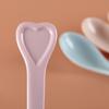 Colher de melamina infantil A5 imitação porcelana treinamento para comer para bebê colher pequena cor sólida macaron criativa louça de jardim de infância