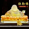 Nuevo Adorno Decorativo para el Interior del Coche Buda Maitreya Vehículo Buda Sonriente Panzón Centro de Consola de Seguridad