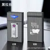 Estojo de cigarro fino e grosso estojo de cigarro e isqueiro integrados estojo de cigarro recarregável com isqueiro de arco duplo estojo para maço inteiro estojo de cigarro masculino