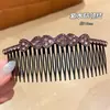 Pinza para el Cabello con Peine Invertido de Pedrería para Mujer, Fijador de Cabello para la Parte Posterior de la Cabeza, Herramienta para Arreglar Mechones Sueltos, Pinza para Flequillo, Accesorio para el Cabello