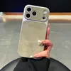 Adecuado para iPhone 17 Pro Max, funda de teléfono de piel de cordero electrochapada con ventana grande, cubierta anti-caídas de protección completa para Apple 16