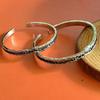 Pulsera retro de plata tailandesa antigua "abismo" para niños, de alto sentido para hombres, nicho para hombres, pulsera para amantes de hombres, venta al por mayor