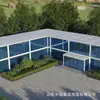 Contenedores de embalaje para oficinas, casas modulares, contenedores de embalaje para muros cortina de vidrio de cuatro caras, contenedores de oficina de fábrica para obras de construcción