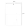 Papel adhesivo A4 para impresión por inyección de tinta láser, etiquetas de oficina con corte interior, etiquetas logísticas en blanco, papel de impresión.