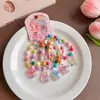 Pulseira Fofa Infantil que Brilha no Escuro Desenho Animado Colorida com Contas Pulseira para Meninas Elástica Pulseira de Corda de Cabelo Acessório de Mão para Meninas