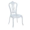 Silla con Respaldo para Hotel al por Mayor Red Subnet Diseño Rojo Silla de Plástico Transparente Silla de Palacio de Cristal para Bodas