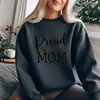 Sudadera de Cuello Redondo Mamá Rescatista Orgullosa Exportación Transfronteriza Amazon Al Por Mayor Una Pieza Producto de Temu Wish