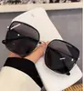 Gafas de Sol de Gradiente de Alta Gama para Conducir para Mujeres que Resaltan el Rostro, Sol Pequeño, Gafas Anti-UV, Gafas de Sol, Estilo de Verano, Montura Grande, Celebridad de Internet