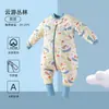 Manta Anti-patadas de Bebé Otoño e Invierno Candy Teddy, Diseño de Piernas Separadas, Versión Engrosada, Saco de Dormir para Bebé de Grado A con Regulación de Temperatura para Recién Nacidos e Infantes