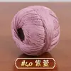 No. 6 Hilos de Encaje de Algodón y Lino, Hilo Tejido a Mano, Algodón Puro Medio Fino, Paquete de Materiales DIY para Crochet, Hilo de Crochet para Suéteres de Niños