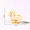 Figuras mignonas luminosas del zodiaco de dibujos animados para paisajes en miniatura, decoración de jardín DIY, adornos de escritorio