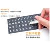 Adesivo de botão para teclado de notebook Adesivo universal para computador de mesa Adesivo de palavra Adesivo de letra Adesivo de teclado de idioma estrangeiro