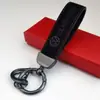 Pingente de Chaveiro de Couro Camurça de Alta Qualidade para Carro Chaveiro com Logo de Carro Decoração de Argola de Chaveiro para Pendurar na Cintura de Metal Venda por Atacado