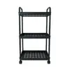 Estantería de Almacenamiento con Ruedas Cocina Dormitorio Multicapa Desmontable Estantería de Almacenamiento para Tiendas Estantería de Almacenamiento para Baño Inodoro