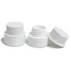 Botella Mini Redonda Blanca Source Spot 10G/Pp para Mascarilla Facial Botella para Crema de Manos Botella para Crema Facial Botella para Crema Esmalte de Uñas