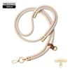 Cordão Original para Celular Longo 8mm Mosquetão de Montanhismo Transversal Ajustável Outdoor Elegante Dourado Escalada Corda Trançada