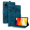 Adequado para Capa de Couro para Tablet Redmi Pad 8.8 polegadas, Capa de Couro com Cor Contrastante Fosca Gato Flor de Cerejeira com Porta-Cartão, Cor Sólida Pad2 Se
