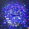 50g Glitter Misturado a Laser para Unhas Artísticas Celebridade da Internet Lantejoulas Resina Capa de Celular Areia Líquida Pó de Glitter Céu Estrelado