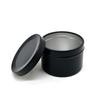 Caja de Aluminio Negra 50ml Lata de Aluminio Grado Alimenticio 50*35mm Lata Pequeña Lata de Aluminio para Té Empaque Personalizado de Lata Pequeña para Té de Mandarina Verde