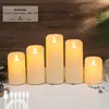 Luz de Vela Digital Recargable por USB Boda Restaurante Concierto Control Remoto Vela Artificial Oscilación Guía de Confesión