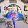 Weifang cometa de sirena al por mayor niños adultos caricatura tela triangular cometa brisa fácil de volar puesto juguetes fabricantes