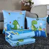 Almohada Colcha Cojín de Doble Propósito Colcha de Aire Acondicionado Almohada Lumbar para Coche Respaldo de Cama Sofá Almohada Colcha para Descanso de Mediodía en la Oficina