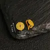 Prata Esterlina S925 Banhada a Ouro 24K Fecho Fantasma Acessórios Joias DIY Design Original Pulseira Colar Acessórios Versáteis de Prata