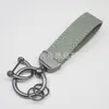 Llavero de coche de moda popular transfronterizo con forma de rombo, llavero simple tipo anillo, colgante para bolso