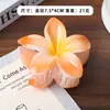 Nuevo Clip de Flor de Huevo de Plástico Degradado Pinza para Cola de Caballo Pinza para Moño Pinza de Tiburón Accesorios para el Cabello de Moda Venta al por Mayor