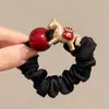 Gomita para el Cabello Tejida de Pony Dorado 2026 Zodiaco de Año Nuevo Banda Elástica para el Cabello de Aleación Cuerda para el Cabello de Alta Elasticidad Estilo Fresco