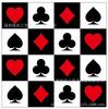 Mm114 Marca de Jogo de Poker Louça de Feriado Conjunto de 4 Peças para 8 Pessoas Pratos de Papel Guardanapos de Papel Copos de Papel