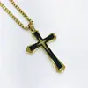 Tendencia de Moda en Joyería Transfronteriza Collar de Doble Capa Colgante de Dardo de Acero Inoxidable Acero Inoxidable con Diamante Joyería Hip-Hop