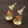 Caixa de Doces Estilo Europeu Frasco de Perfume Esculpido em Ouro Árabe Frasco de Reposição de Óleo Essencial do Oriente Médio Dubai Ornamento em Forma de Chaleira Retrô