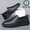 Zapatos de hombre Woodpecker, nueva colección de primavera, mocasines casuales de piel genuina transpirables, suela suave, zapatos slip-on versátiles para hombre