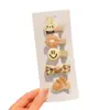 Pinzas para el pelo de tela para bebé para niñas, no dañan el pelo, lindas y súper adorables, pinzas pequeñas para bebé, accesorios para el pelo de color café con leche para niños