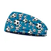 Nuevo Pañuelo de Cabeza Periférico Impreso con Colores de Fútbol, Moda para Hombres y Mujeres, Cinta para el Cabello Absorbente de Sudor para Correr y Deportes, Cubrecabezas