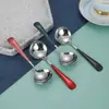 Vajilla Personalizada de Acero Inoxidable 304, Cuchara de Postre Linda para Niños, Cuchara para Restaurante y Hogar, Cuchara para Comer, Cuchara Popular con Cabeza Redonda