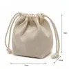 ~Bolsa de Lona com Cordão Bolsa Feminina Bolso Embutido Bolsa com Cordão para Armazenamento de Carro Bolsa de Maquiagem Lavável