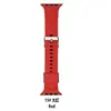 Para Apple Iwatch Serie Completa 5678 Reloj Apple Impermeable Deportivo Color Sólido Silicona Samsung Hebilla Cuadrada Correa Apple