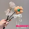 Ferramenta de Penteado Infantil Acessório de Cabelo Flor Fofa para Meninas Estilo Coreano Trançado Coque Despojado Ferramenta de Penteado