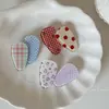 Pinza para el Cabello Fresca de Cuadros con Forma de Gota de Agua con un Toque de Lujo, Mini Pinza Exquisita para Cabello Rebelde, Accesorio para el Cabello de Pinza de Pato Lateral