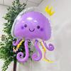 Celebridad de Internet Doble Capa Burbuja Medusa Pulpo Globo Dibujo Animado Lindo Corona Globo de Medusa Puesto Callejero Globo Juguete