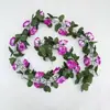 Guirlanda de Flores Artificiais de Rattan Simulado Rosa Transfronteiriça Videira de Casamento Decoração de Tubo de Água para Sala de Estar Flor Atacado