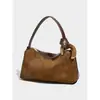 2026 Nuevo Estilo Bolso Boston Almohada de Cuero Mate Bolso de Mano para Mujer Moda Casual de Nicho Bolso de Hombro Bolso Cruzado